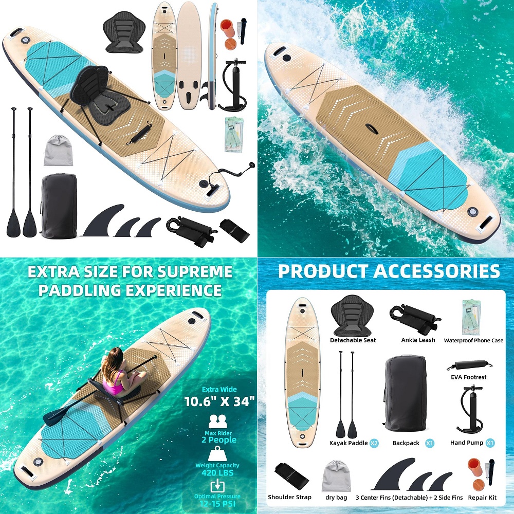 Stand Up Paddle Leash - Inflatable Stand Up Paddle Board with