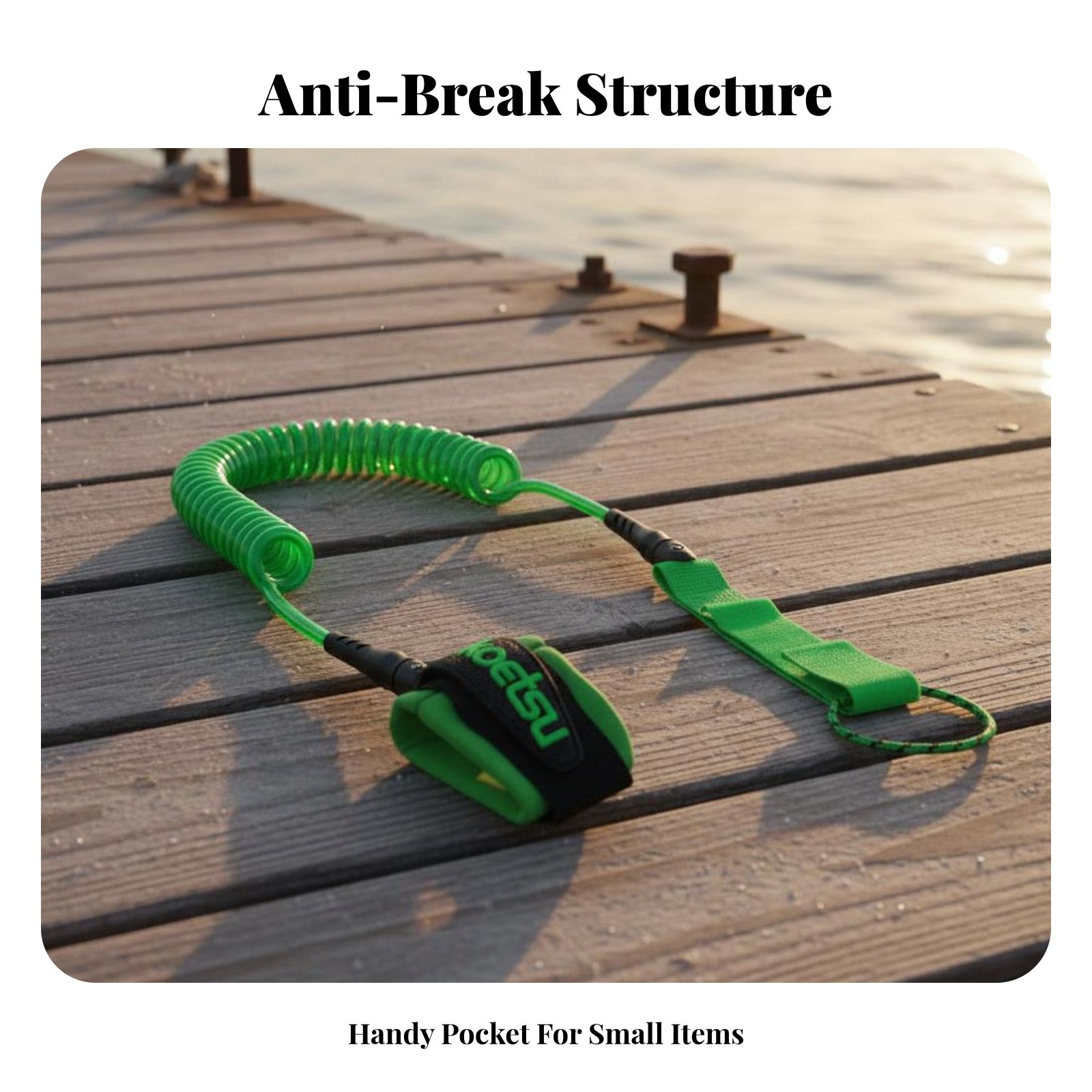 Stand Up Paddle Leash - Paddle Board Ankle Leash Easy-Release Tab