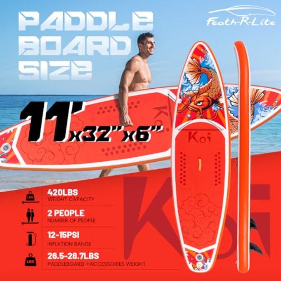 Inflatable Paddle Board Stand  – Stand Up Paddle Leash Bewertung und Preis