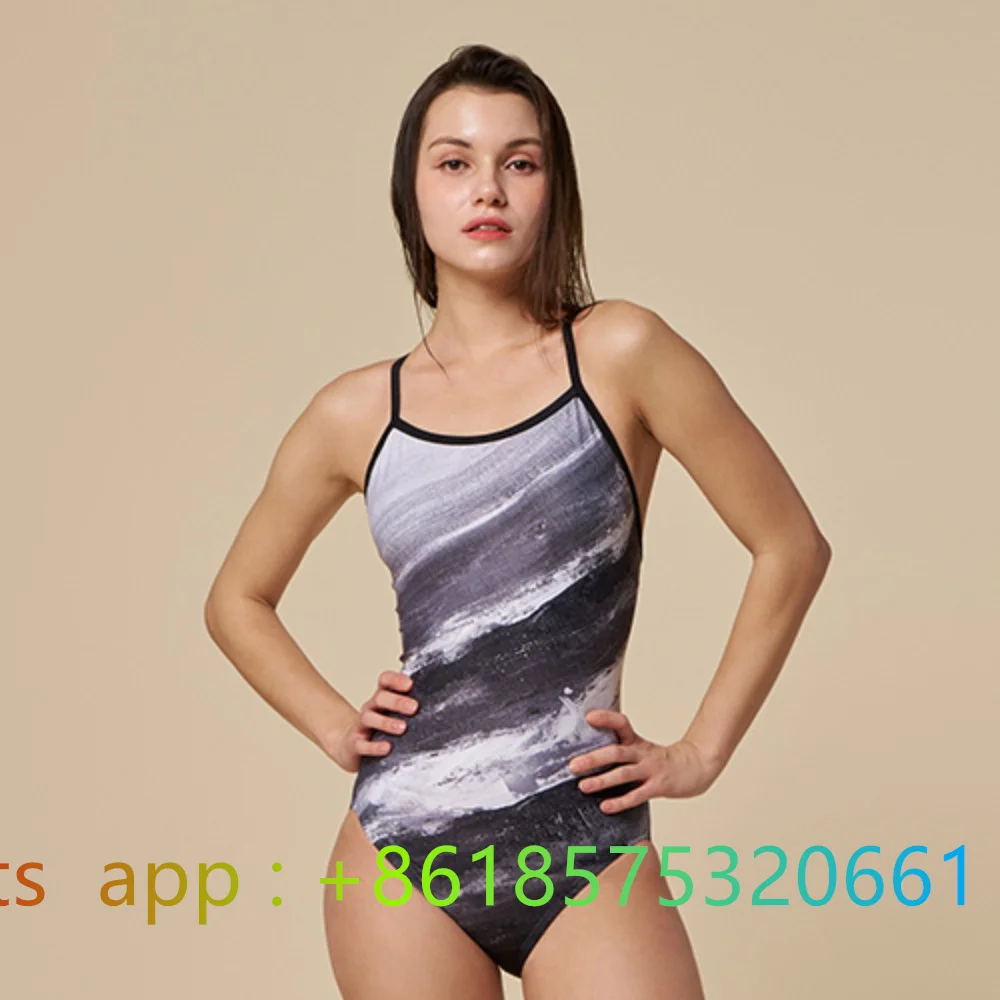 Sexy One-Piece Swimsuit Women' – Aquatic Sports Wear Bewertung und Preis