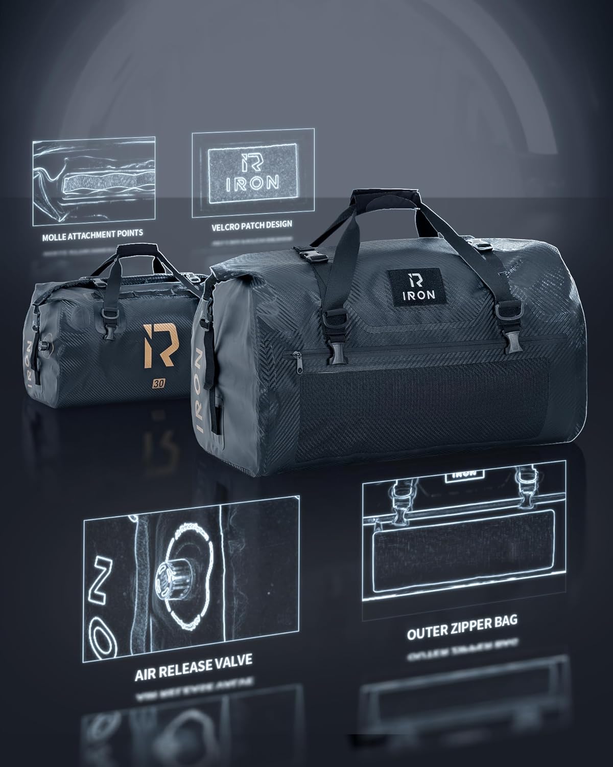 Motorcycle Dry Bag - 30L Water – Dry Bag Roll Top Bewertung und Preis