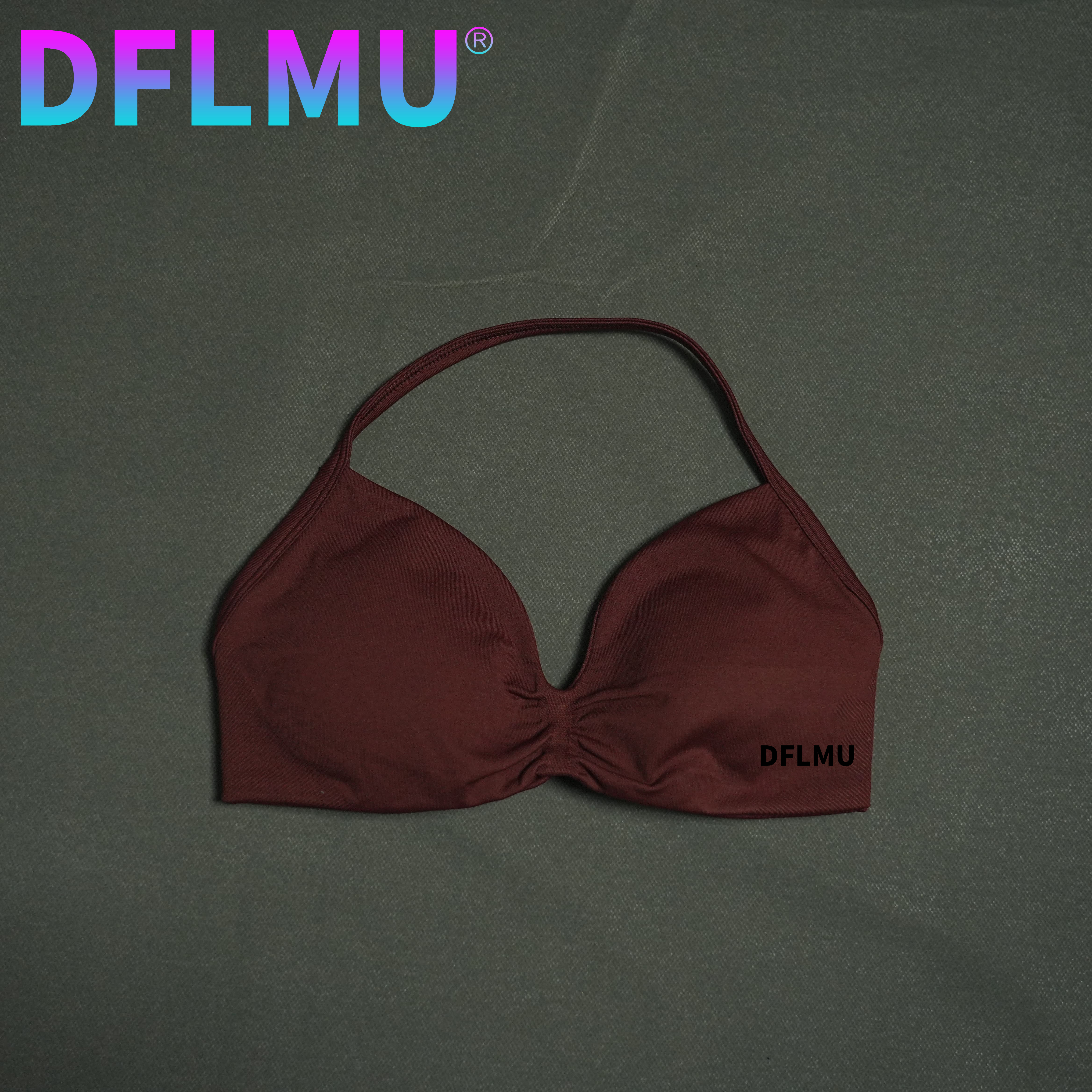 DFLMU Women Halter Sports Bra  – Aquatic Sports Bra Bewertung und Preis
