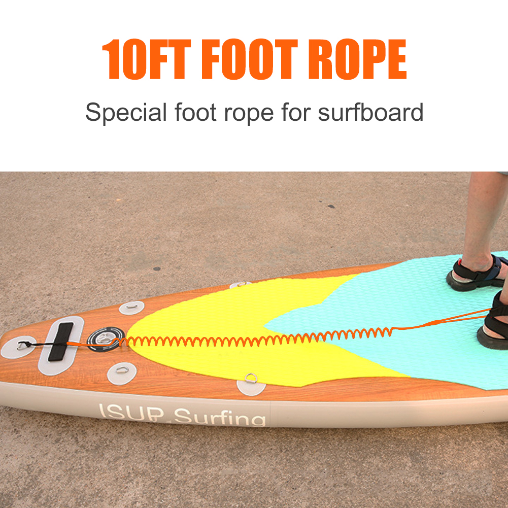 Coiled Leash Leg Rope Kit 10 F – Stand Up Paddle Leash Bewertung und Preis