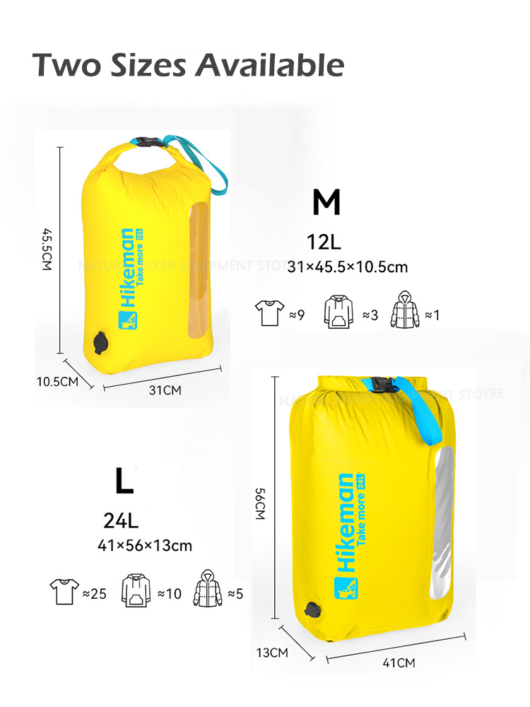 HIKEMAN Vacuum Compression Bag – Dry Bag Roll Top Bewertung und Preis