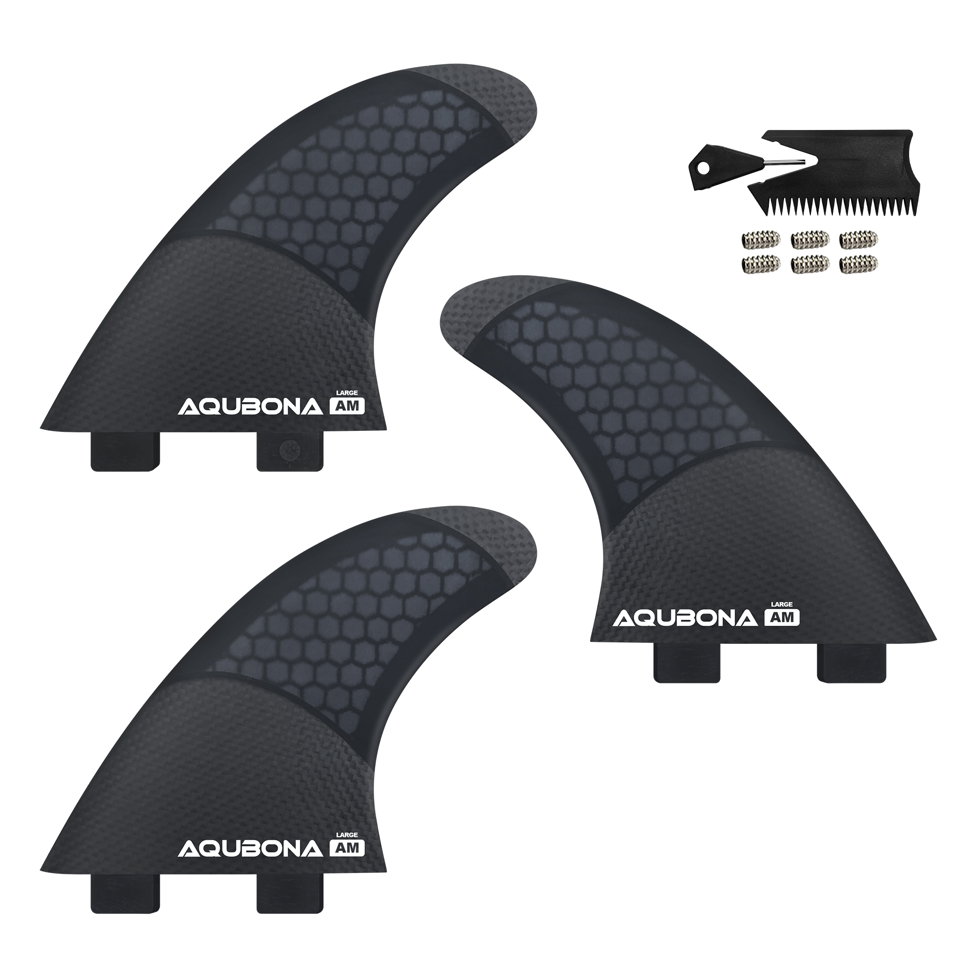 AQUBONA 3 Pcs Surf Fin Half Ca – Stand Up Paddle Leash Bewertung und Preis