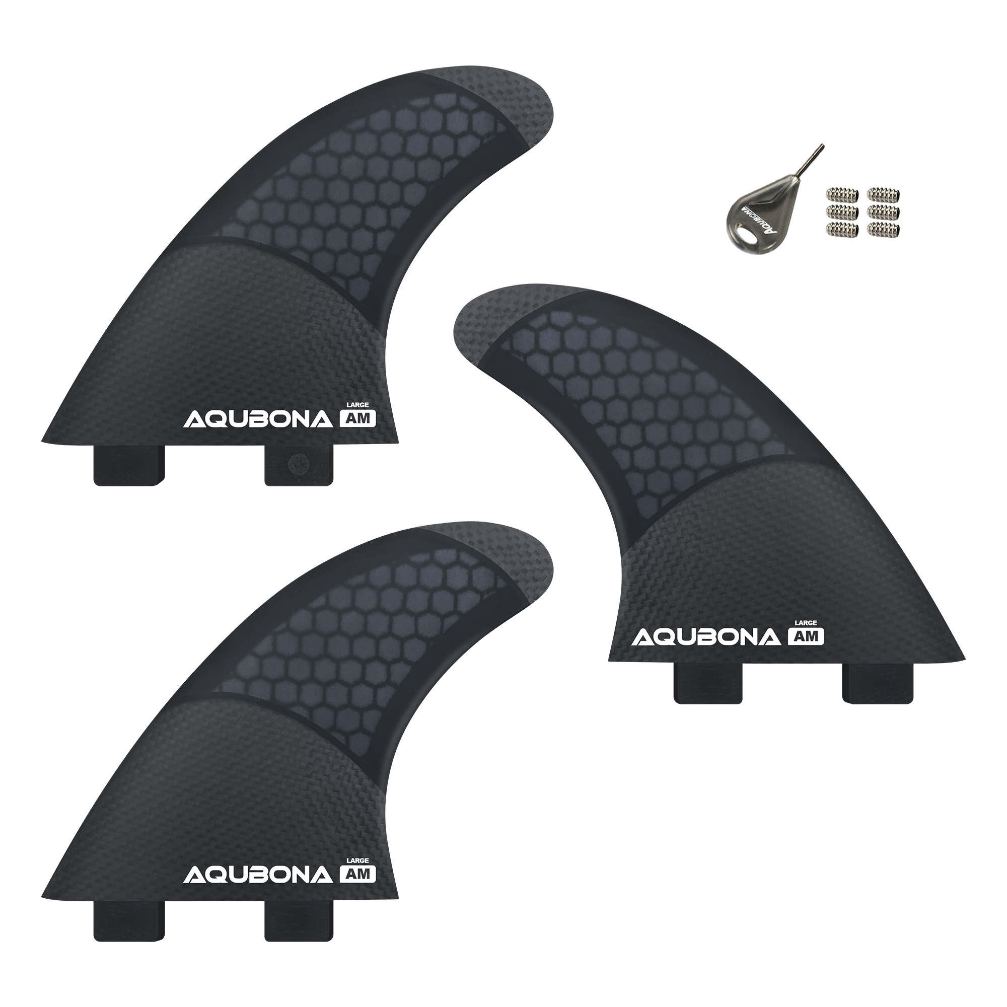 AQUBONA 3 Pcs Surf Fin Half Ca – Stand Up Paddle Leash Bewertung und Preis