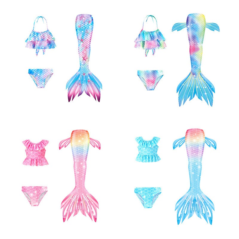 Girls Mermaid Tail Cosplay Cos – Aquatic Sports Wear Bewertung und Preis