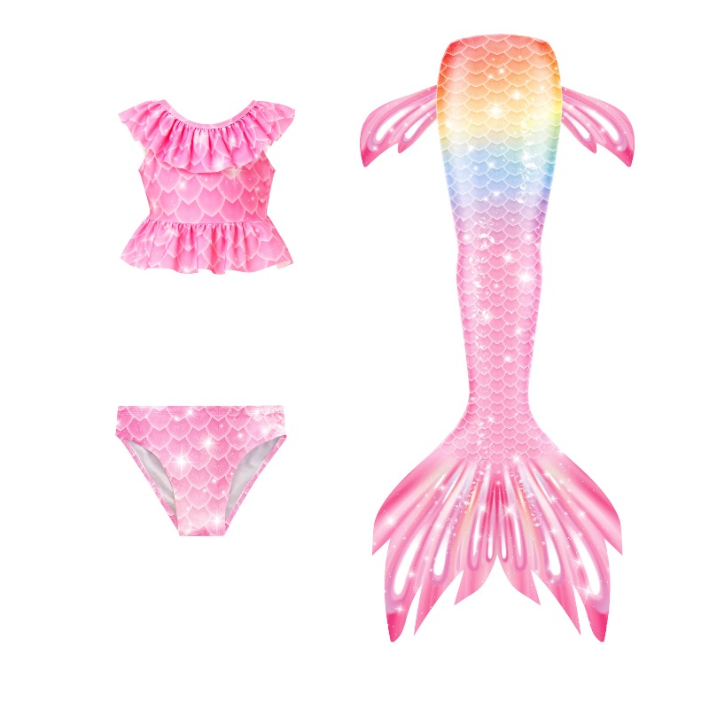 Girls Mermaid Tail Cosplay Cos – Aquatic Sports Wear Bewertung und Preis