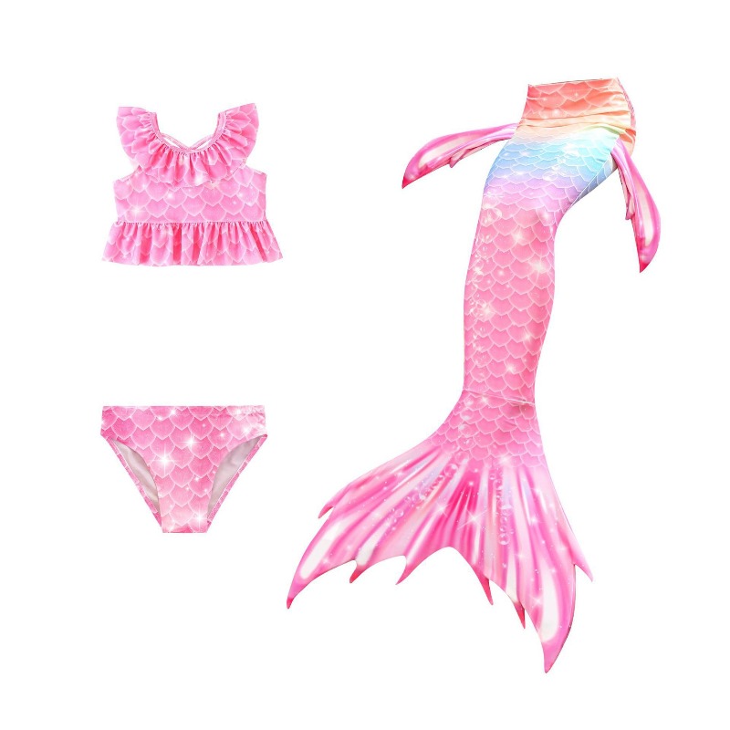 Girls Mermaid Tail Cosplay Cos – Aquatic Sports Wear Bewertung und Preis