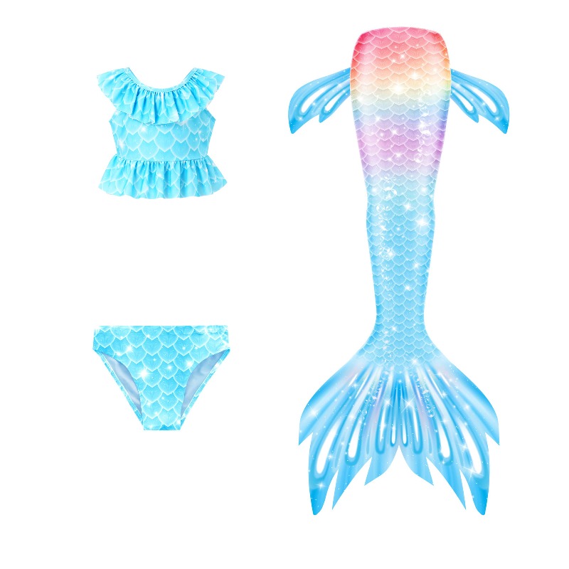 Girls Mermaid Tail Cosplay Cos – Aquatic Sports Wear Bewertung und Preis