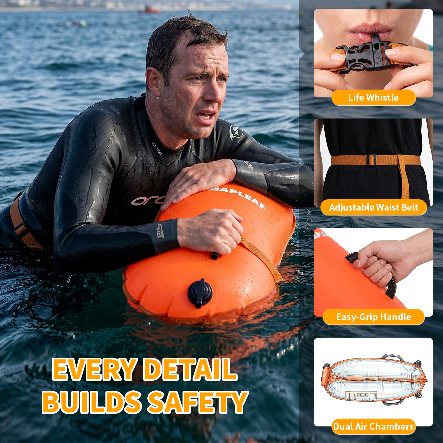 MAPLEAF Swimming Buoy Tow Floa – Swim Buoy Open Water Bewertung und Preis