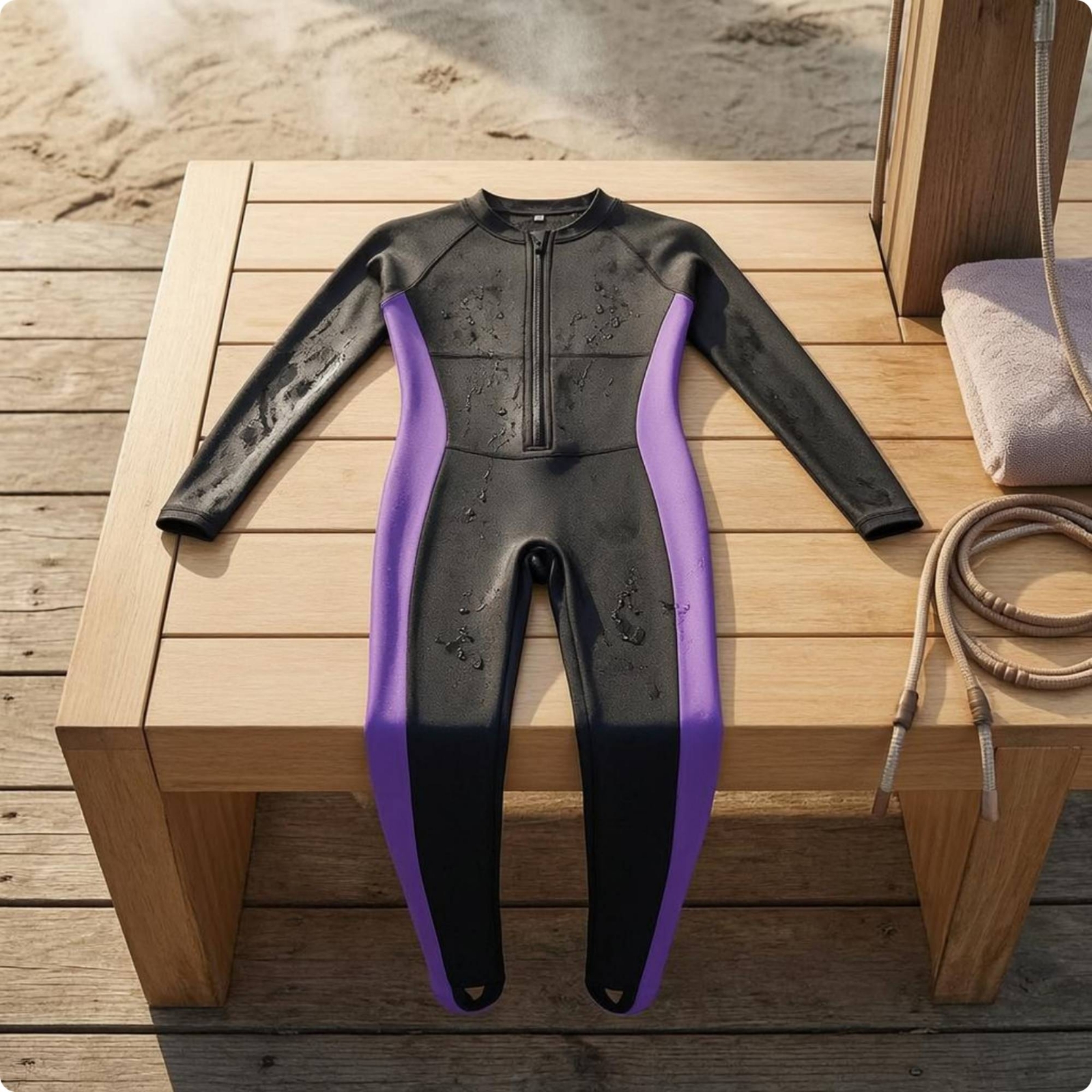 Zip Front Long Sleeve Rash Gua – Aquatic Sports Wear Bewertung und Preis