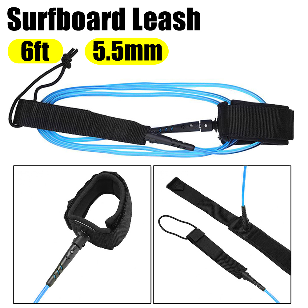 6ft 5.5MM TPU Surfboard Ankle  – Stand Up Paddle Leash Bewertung und Preis